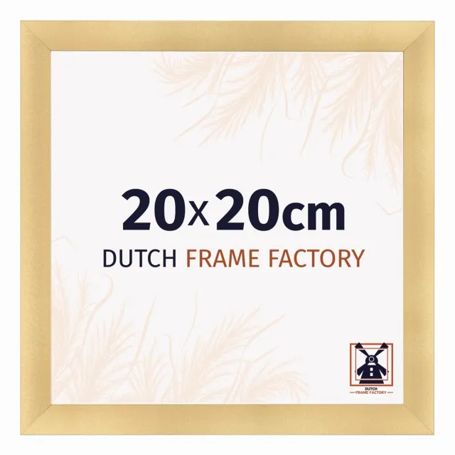 Dutch Frame Factory Fotolijst 20x20 cm - MDF - Goud Mat - Praag