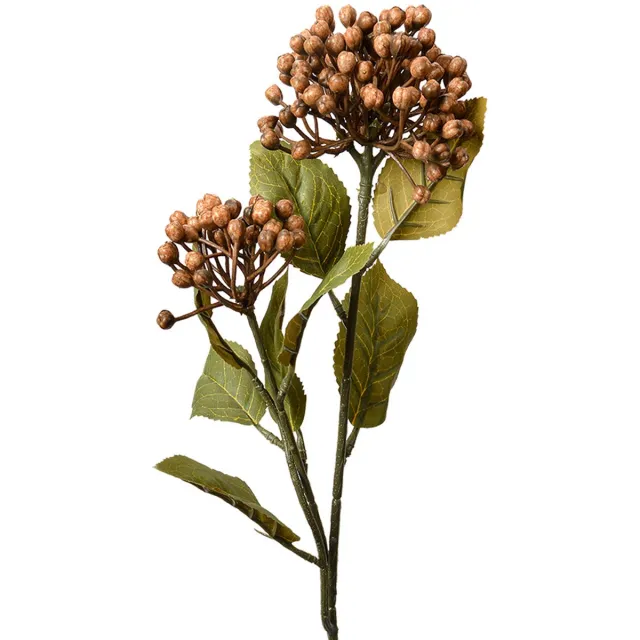 Clayre & Eef Kunstbloem 53 cm Bruin Kunststof
