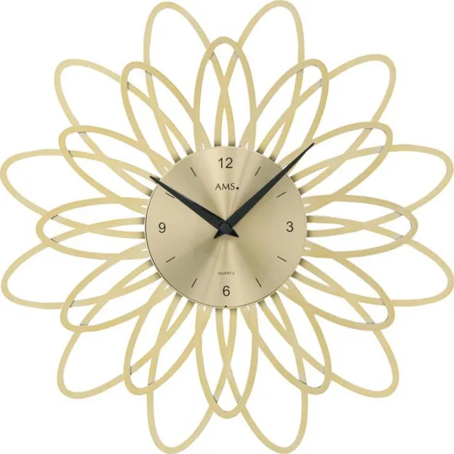 AMS 9361 Wandklok messing
