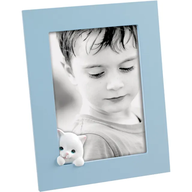 Mascagni Fotokader 13x18cm - Kat Licht blauw