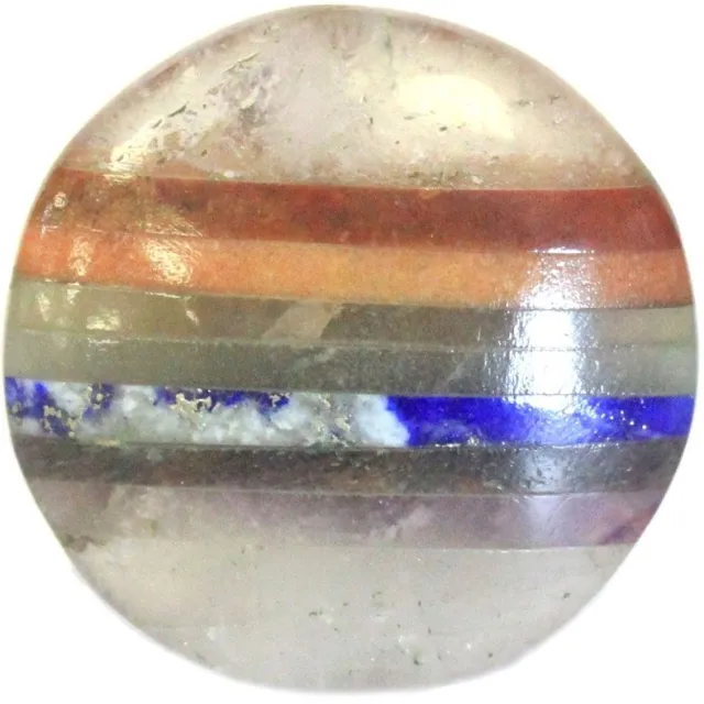 Ancient Wisdom Edelsteen - Chakra handpalmsteen 45 mm - Kristal - Healing - Meditatie - Energie - Spiritueel - Wellness multicolor