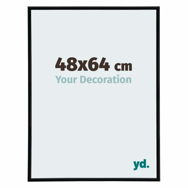 yd. Your Decoration - Fotolijst 48x64 cm - Kunststof - Zwart Hoogglans - Annecy