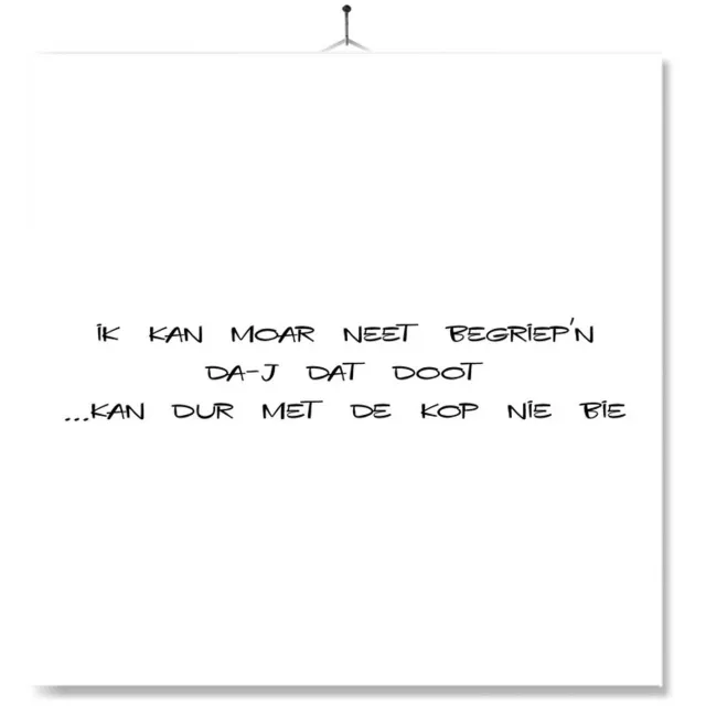 MC Living Tegel Met Opdruk | Achterhoekse Tekst Ontwerp 26