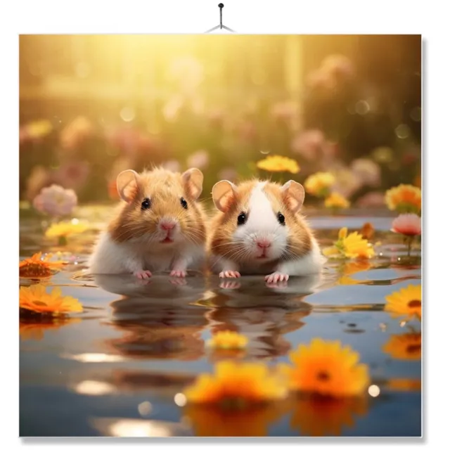 MC Living Tegel Met Opdruk | Hamsters Ontwerp 4