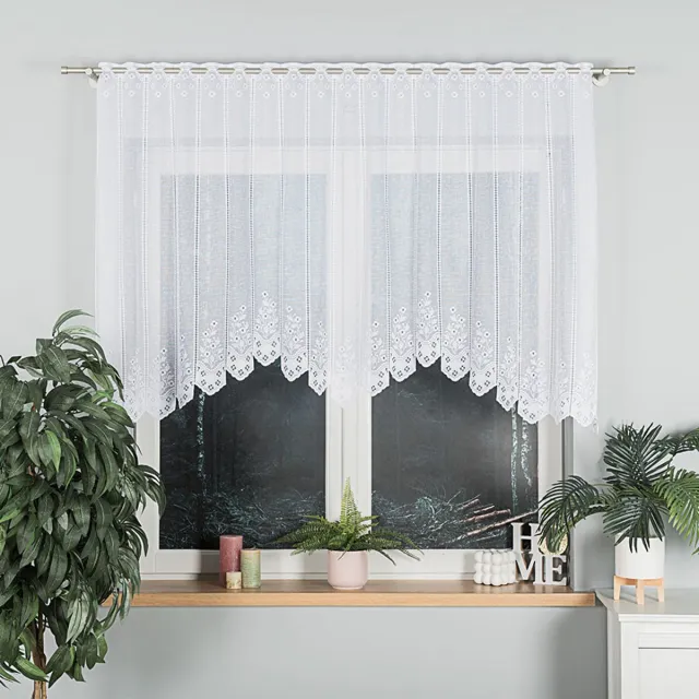 Markizeta Klementyna Serie - Jacquard Paneelgordijn - 200x120 cm - Wit