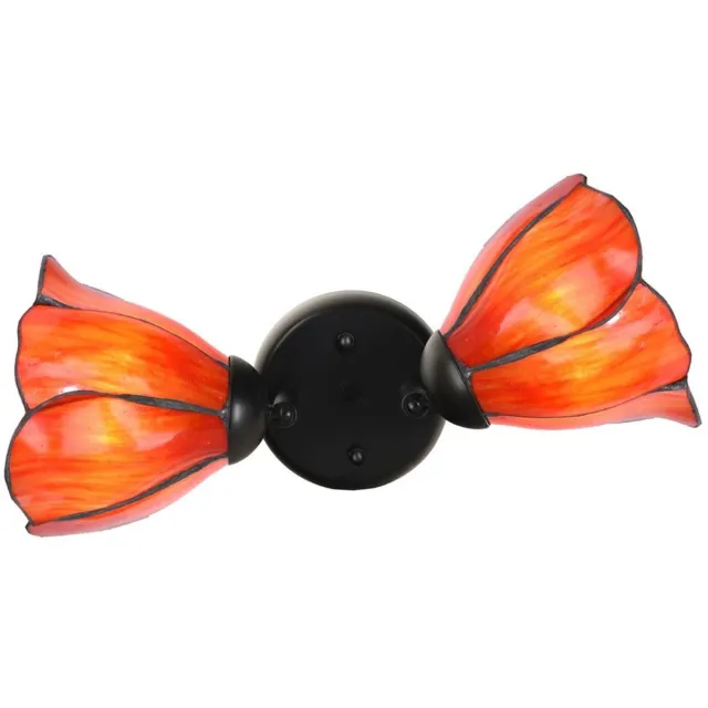 Coloured by Art Dubbele spot Zwart met Tender Poppy - Art Deco Trade