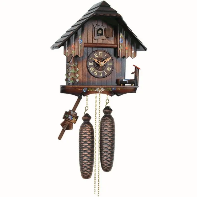 Engstler 430 - Koekoeksklok - 1-daags ketting uurwerk meerkleurig
