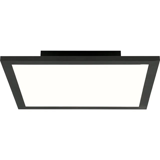 Brilliant lamp, Buffi LED plafondpaneel 30x30cm zand zwart, metaal/kunststof, 1x 18W LED geïntegreerd, (2340lm, 4000K), A+