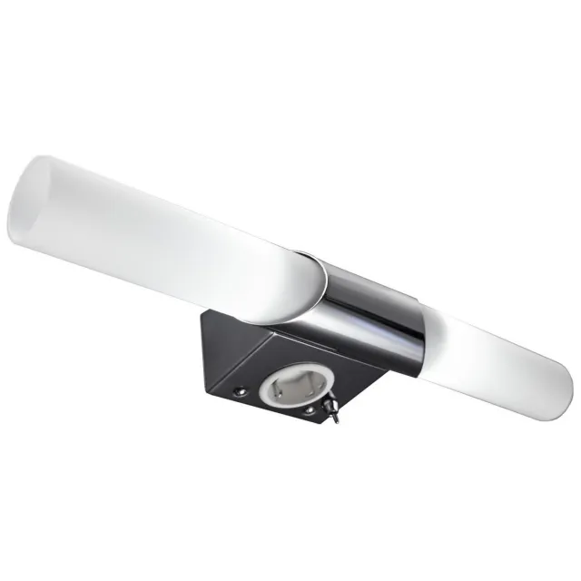B.K.Licht LED Spiegellamp - badkamer - l: 44.5cm - incl. E14 - 3.000K zilver