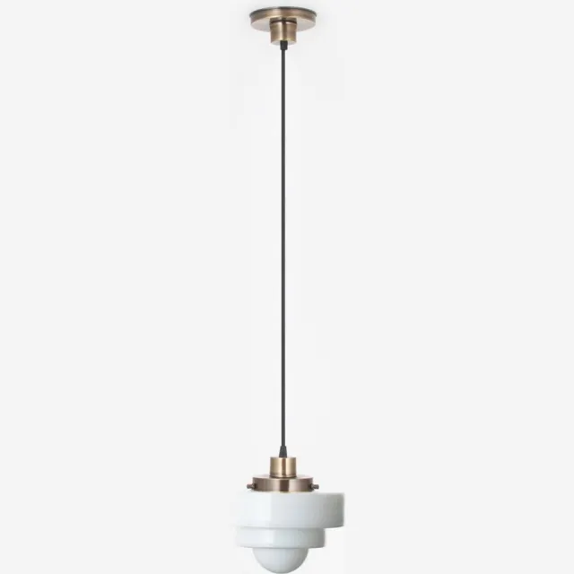 Coloured by Art Hanglamp aan snoer Lorm 20's Brons - Art Deco Trade