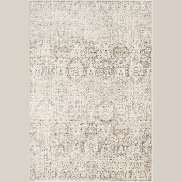 Surya Lotus vloerkleed vintage oosters beige