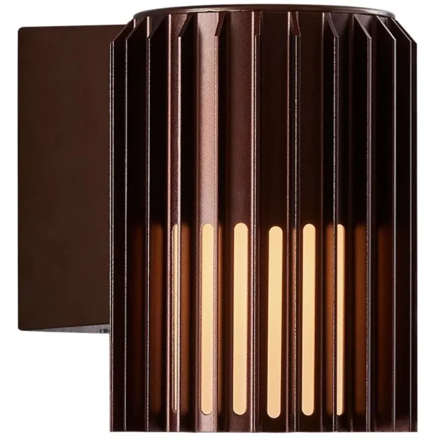 Nordlux Doos 3x Nordlux Aludra LED Wandlamp | 1x E27 Max 15W | ip44 | Dimbaar | Bruin