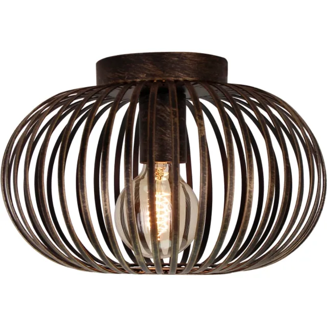 Chericoni Ligthing Chericoni Curvato Plafondlamp - 1-lichts - Ø30 cm - Brons - Metaal