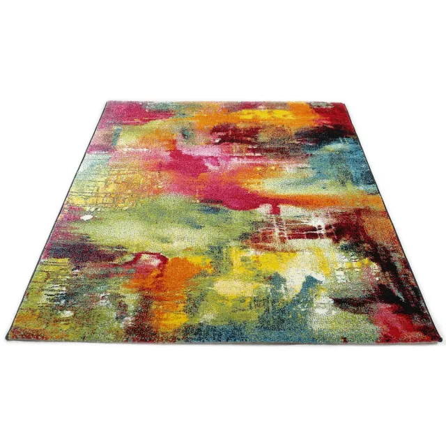 Karpet24 Karrpet24 Vloerkleed Belis Kleurrijk 20754 – Modern Abstract Design, Duurzaam en Geschikt voor Elke Ruimte multikleur