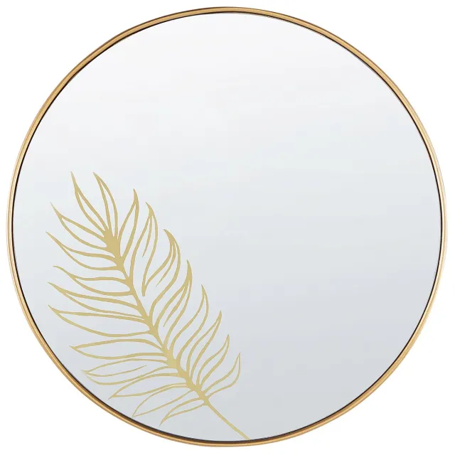 Beliani SAUVIE - Wandspiegel - Goud - MDF