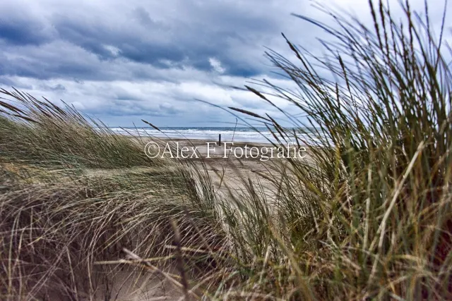 Alex F Fotografie Foto op Canvas, Strand 012 (120x80cm) Multi colour