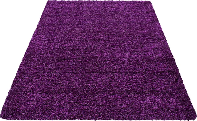 Muratap Basic Shaggy vloerkleed Paars Hoogpolig- 100x200 CM