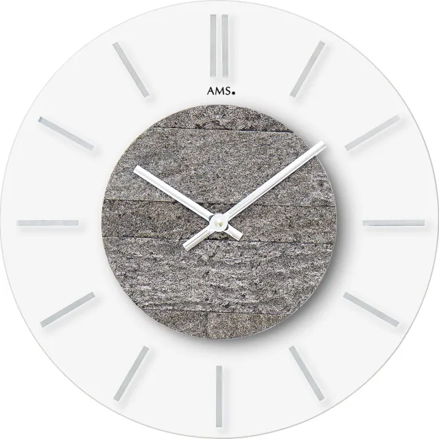 AMS 9662 wandklok Grijs