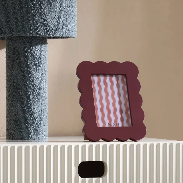 NOUS Living fotolijst Saar (10x15 cm) bordeaux rood