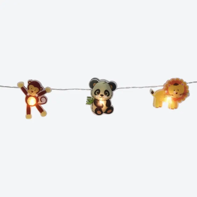 EventMusthaves Lichtslinger 150 cm 10 leds Safari - aap - panda - leeuw