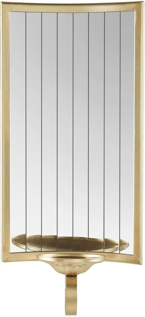 Beliani SOBREDA - Wandkandelaar - Goud - IJzer