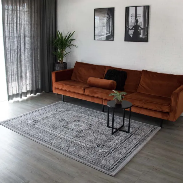 Tapeso Perzisch tapijt - Royalty Tabriz grijs 240x340