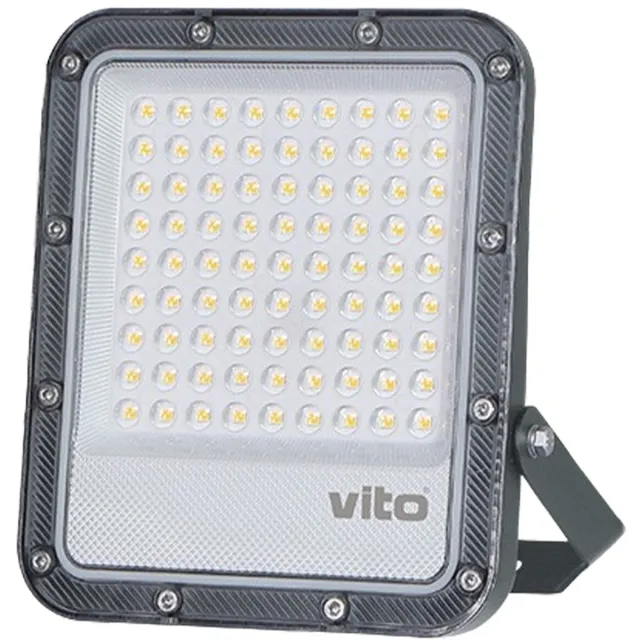 Vito LED Schijnwerper 50W - 7500lm 4000K IP66 - Met OSRAM SMD LEDs - Wit - LED Floodlight