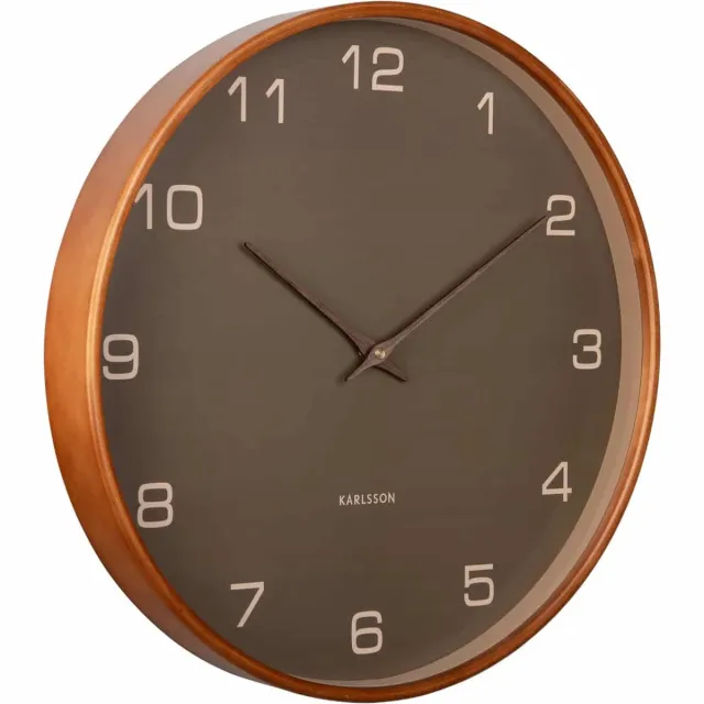 Karlsson Wandklok Acento - Groen - Ø40cm - Wandklok Scandinavisch