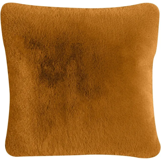 Linen & More Portland - sierkussen - honing geel - 45 x 45 cm