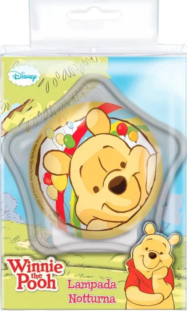 Dalber Disney Winnie The Pooh - Nachtlamp - LED - Geel