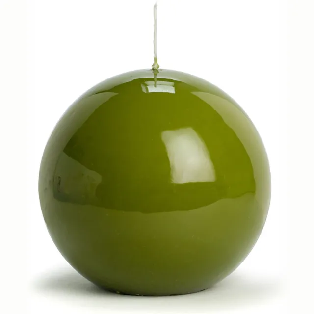 Rustik Lys Hoogglans Bolkaars Rustik Lys - 10 cm - Olive