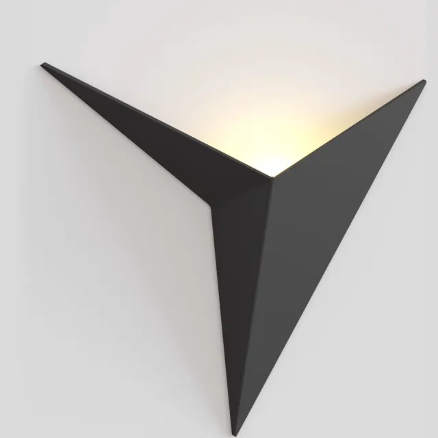 Maytoni Wandlamp Trame - LED 3 W - Zwart