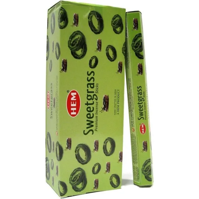 HEM Wierook - Sweetgrass - Slof (6 pakjes/120 stokjes)