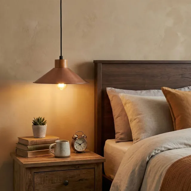 Lumignon Asir - Kroonluchter - Koper - 24 x 24 x 103 cm