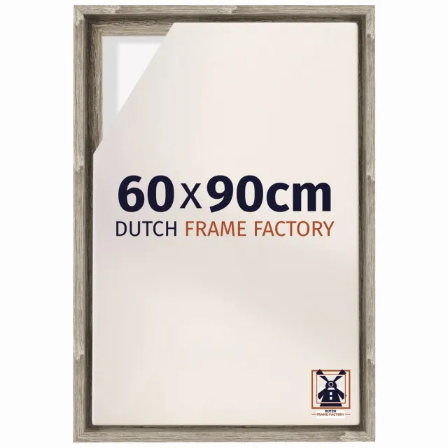 Dutch Frame Factory Baklijst 60x90 cm - Sonoma Eiken - Geschikt voor Canvasdoek - MDF Baklijst Lausanne