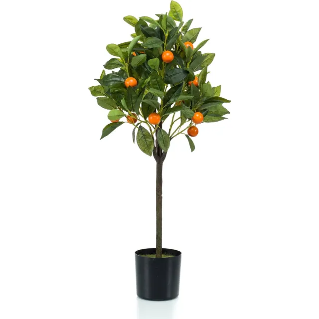 Emerald Kunstboom sinaasappel 75cm - Kunstplant voor binnen Groen