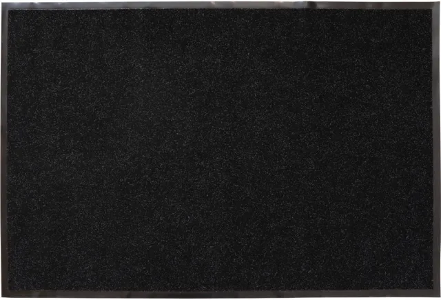Luance Deurmat - zwart - 120 x 80 cm - voor binnen - PVC / polyester - droogloopmat