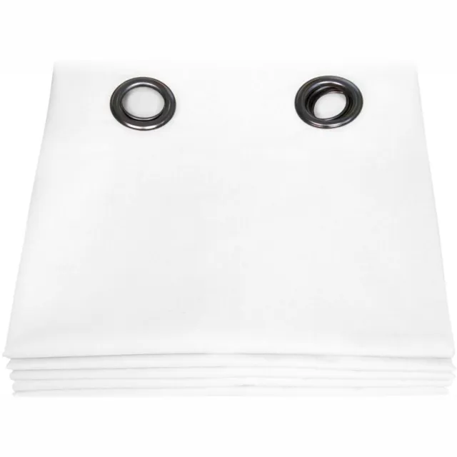 Moondream LumenControl™ Totaal Verduisteringsgordijn | Licht+Zonwering | 100% Ondoorzichtig | EU-fabricaat | Oogjes | Wit MC720 | 135x250 (BxH) cm
