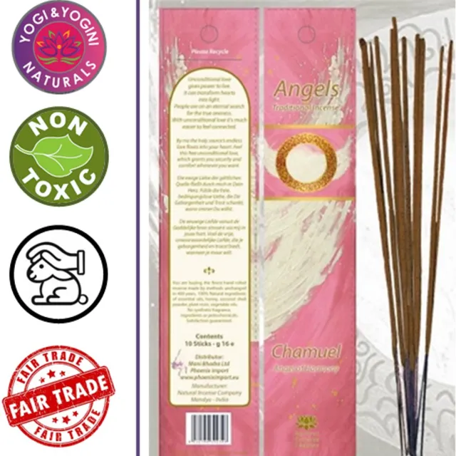 Yogi & Yogini naturals Wierook Angels: Chamuel - (1 pakje) Meerkleurig