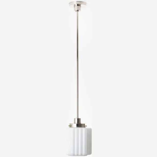 Coloured by Art Hanglamp Thalia 20's Nikkel - Art Deco Trade