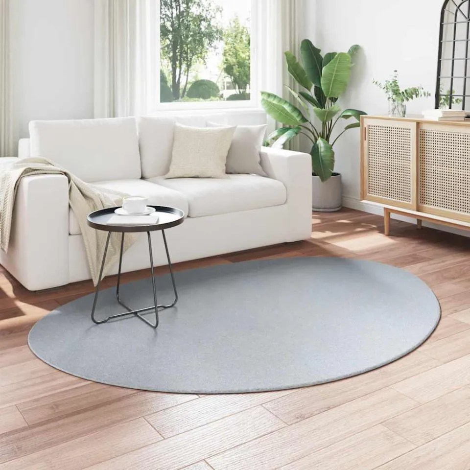 vidaXL Tapijt HUARTE Grijs 140 x 200 cm Polyester, foto 3