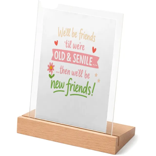 Mr Cadeautjes Glasframe met vaste tekst - design Speelse eerlijkheid met een zachte, handgemaakte uitstraling | cadeau Wit