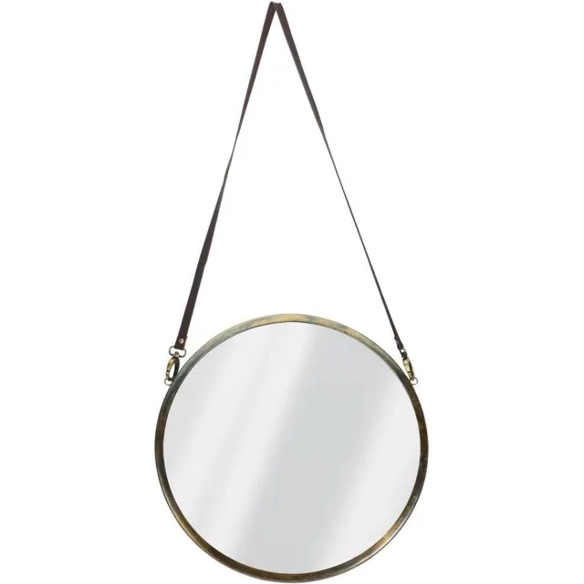 vilde Wandspiegel Gouden Rond 42 cm - Spiegel veelkleurig
