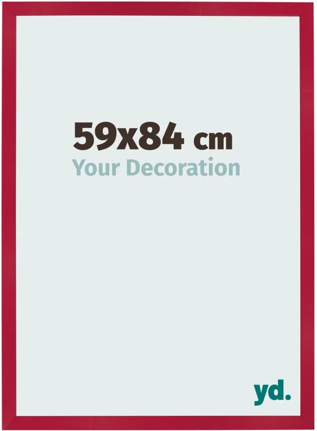 yd. Your Decoration - Fotolijst 59x84 cm - MDF - Rood - Bologna