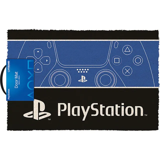 Pyramid International Playstation - "X Ray" Deurmat 40x60cm Blauw,Zwart