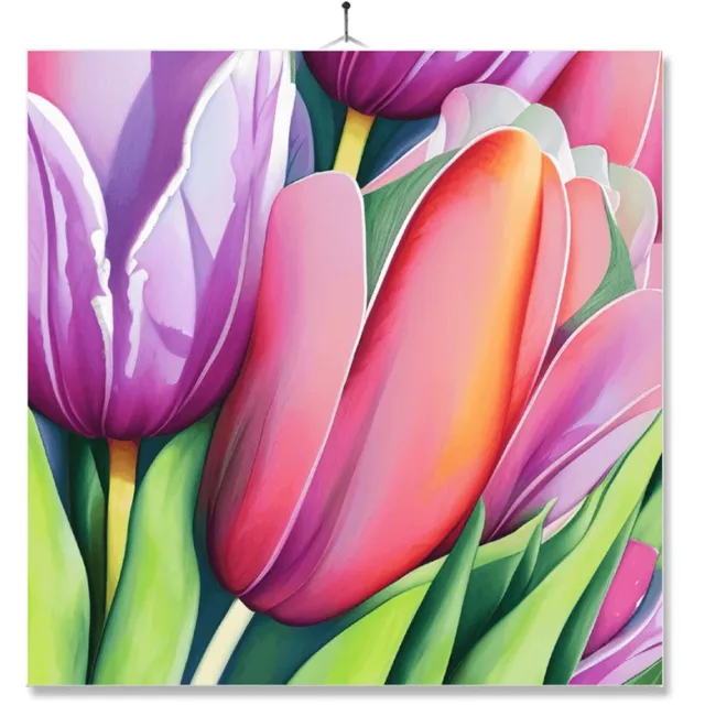 MC Living Tegel Met Opdruk | Kado | Cadeau | Tulpen Ontwerp 2