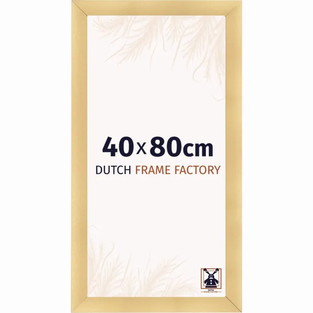 Dutch Frame Factory Fotolijst 40x80 cm - MDF - Goud Mat - Praag