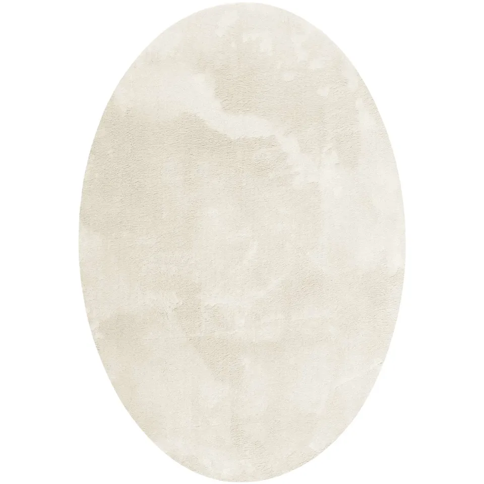 vidaXL Tapijt HUARTE Crèmekleurig 160 x 230 cm 100% Polyester