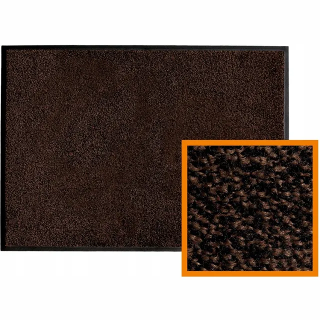 Kleen-Tex Iron-Horse Deurmat Black Brown 60x40 cm - Absorberend & Antislip