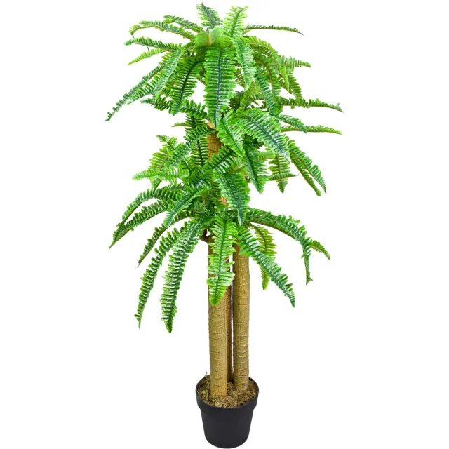 Decovego Kunstmatige Valse Boomvaren Plant Decoratie Bininnen 135cm DECOVEGO